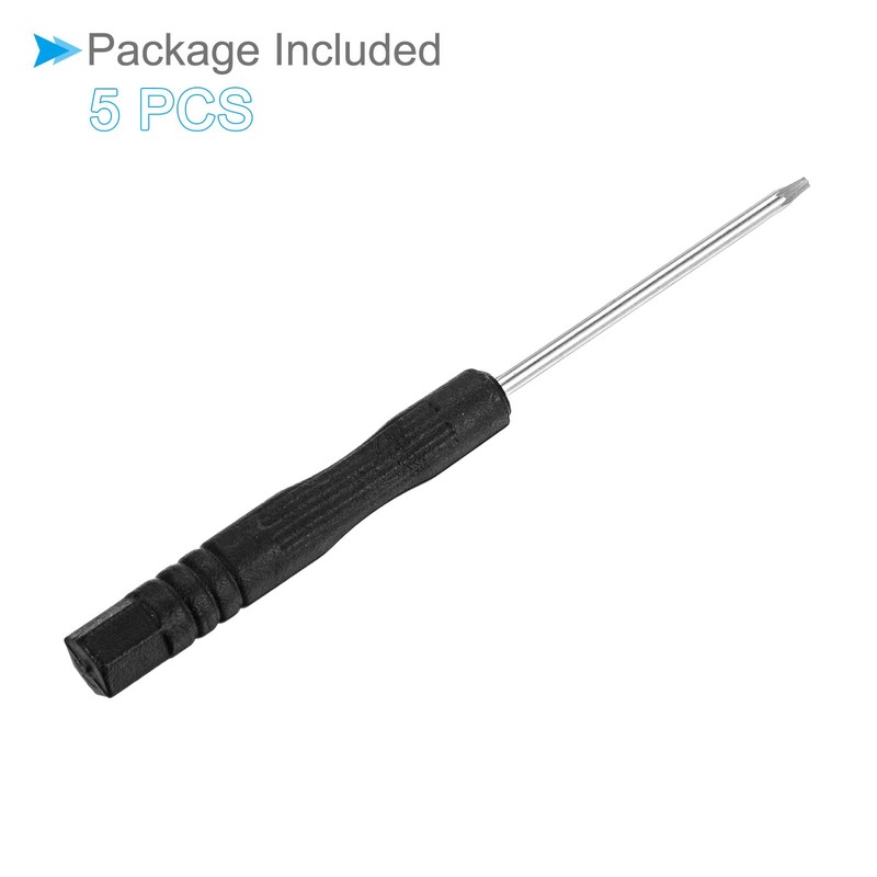 CoCud Tiny Torx Screwdriver, 80mm Length, Steel T5 Star Head