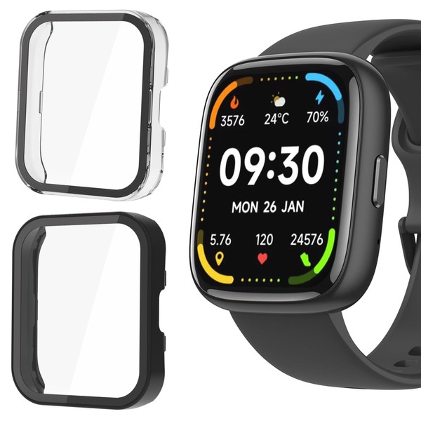 Lamshaw IDW26 Smart Watch Case, Hard PC Case with Screen
