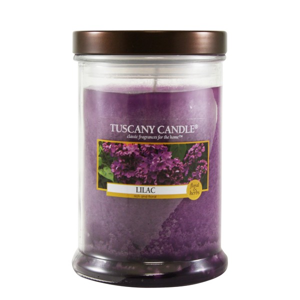 Tuscany Candle Lilac Blossom Long-Lasting Scented Jar Candle (18 oz)