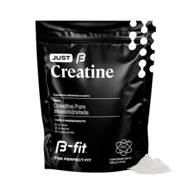 B-FIT B Just Creatine Creatina Monohidratada Pura en polvo sin sabor- Pre Entreno - 120 servicios