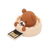 Cartoon USB Flash Drive Brown Bear Cartoon USB2.0 Support Hot