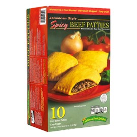 Jamacian Style Spicy Beef Empanadas, 5 oz, 10/Carton, Ships in 1-3 Business Days