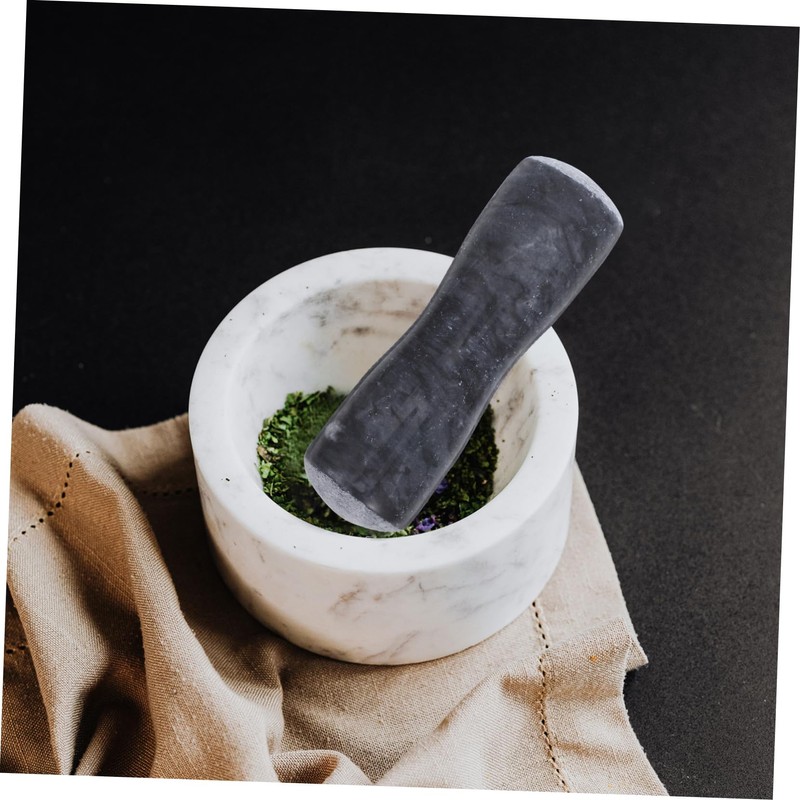 LABRIMP Grinding Rod Garlic Tool Heavy Powder Kitchen Pestle Spice