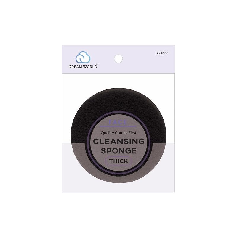 Brittny Cleansing Sponge Rubber Black (Park of 1)