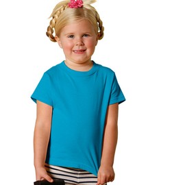 RABBIT SKINS Toddler Jersey T-Shirt, Turquoise, 2T