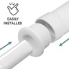 SKIR'CO Pack of 5 White 56 x 32 mm Rubber