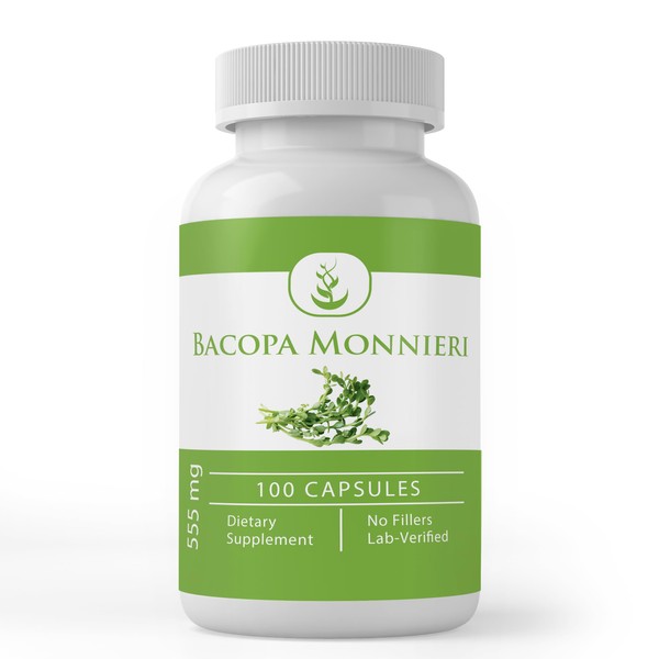 Pure Original Ingredients Bacopa Monnieri, (100 Capsules) Always Pure, No Additives Or Fillers, Lab Verified