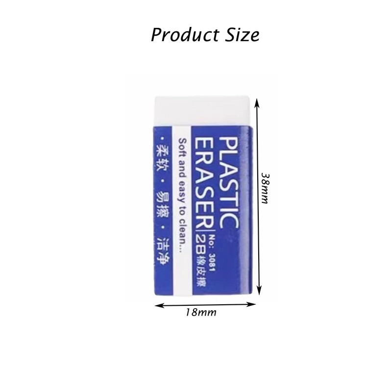 20 Pcs Erasers for Kids, Easy to Use Rubbers Erasers,