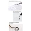 Eyelash Glue Holder, 50 Pieces Disposable Eyelash Glue Holder, Transparent