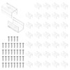 PATIKIL LED Strip Light Clips, 36 Pack Mounting Bracket Fixing