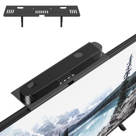 Adjustable Steel TV Top Shelf, Floating TV Stand, Universal Monitor Shelf for Soundbar, Game Console, Cable Box, Router Shelves and Home Accessories (No Storage Boxes, 1PCS)