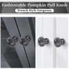 ShipeeKin 4X Cabinet Hardware Knobs Dresser Drawer Knobs Pumpkin Shape