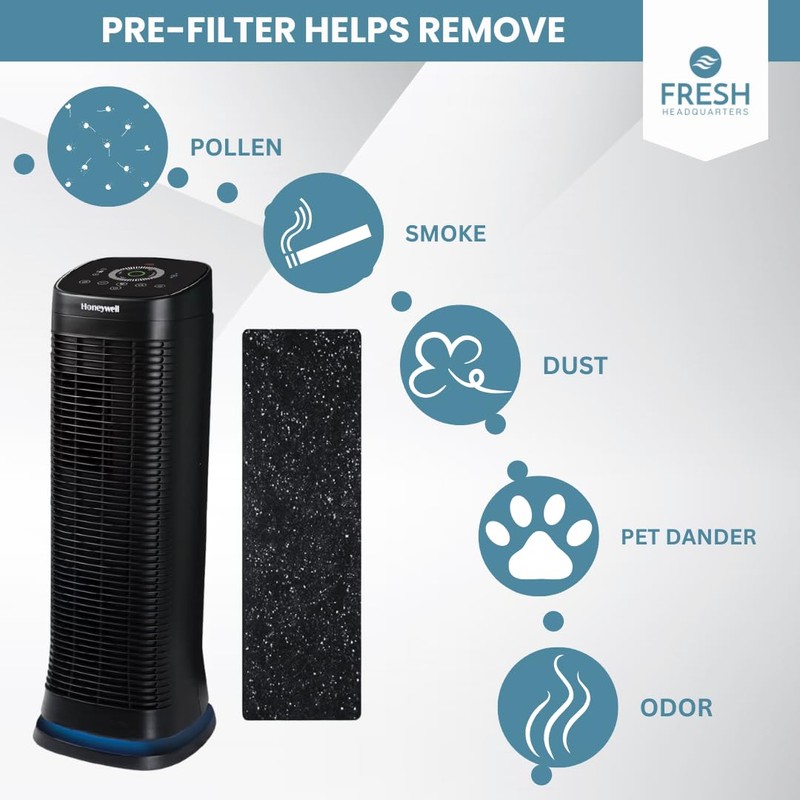 Fresh Headquarters 6-Pack Activated Carbon Air Filter - Premium 20.5"