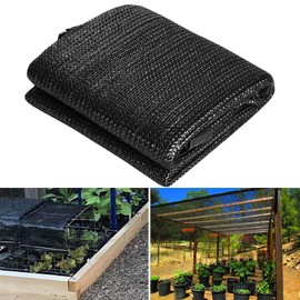 Junkogo 70% Shade Cloth for Garden, 10X30Ft Greenhouse Shade Cloth for Plants Heat Protection, Sunblock Mesh Tarp with Grommets for Plant Cover, Greenhouse, Vegetables, Flowers
