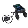 M6C Electric Bike LCD Display Meter ABS Electric Bike Display