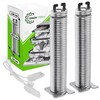 Repair kit hinges in black and spring for mounting on