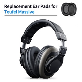 XBERSTAR Ersatz-Ohrpolster, kompatibel mit Teufel Massive Headset-Ohrpolstern (1 Paar Ohrpolster)