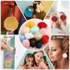 M METERXITY Pompons aus Kunstfell, 3,1 cm, weich, flauschig, mit