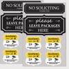 No Soliciting Sign Sticker