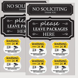 No Soliciting Sign Sticker