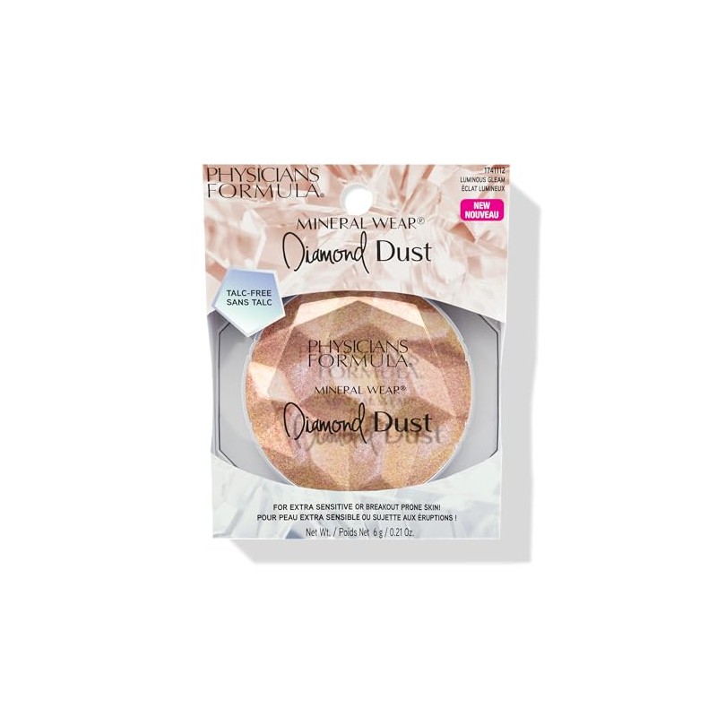 Physicians Formula Iluminador Mineral Wear Diamond Dust Tono Luminous Gleam