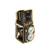 ROLLEI RL-031-GD FLEX Gold Camera Pin Badge Camera Motif One