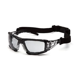 Pyramex Fyxate Safety Glasses Light Gray H2MAX Anti-fog Lens With Foam Padding