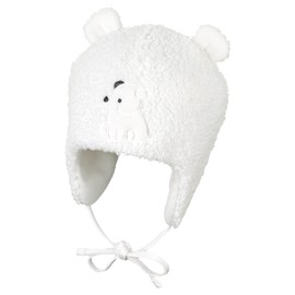 Sterntaler Baby Girl Hat Baby Inca Hat Polar Bear, beige