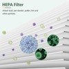 4 Pack PU-P05/AC201B HEPA Replacement Filter Compatible with FULMINARE PU-P05