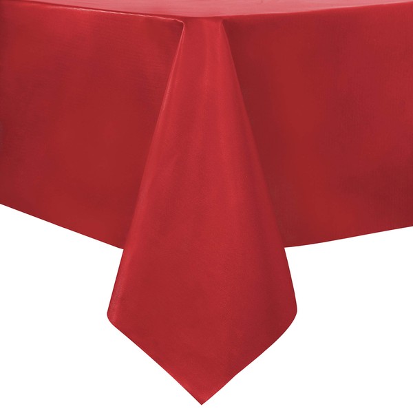 sancua 100% Waterproof Rectangle PVC Tablecloth - 60 x 84