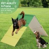 Kuabiz Dogs Agility A-Frame 73.2 x 22.8 Inch Dog Agility