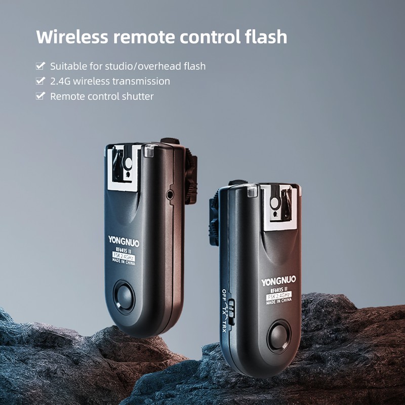 YONGNUO RF603II S1 2.4G Wireless Flash Trigger Transmitter 16 Channels