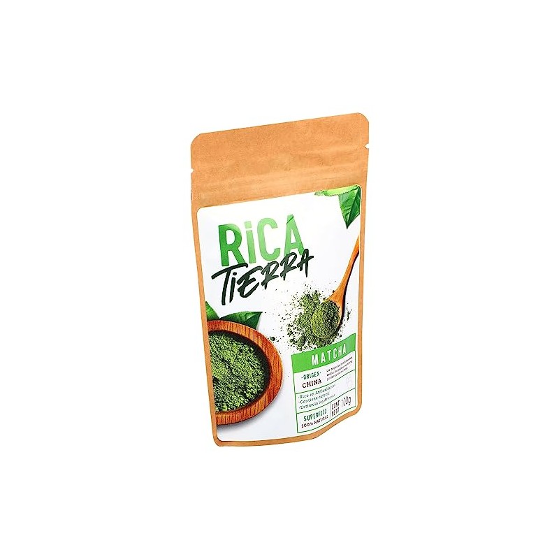 Te Matcha culinario en polvo Rica Tierra de 100 grs.