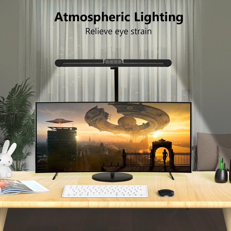 Micomlan Architect Desk Lamp with Remote Control, Adjustable Led Desk
