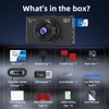 Dash Cam Front and Rear Camera, WiFi Dash Camera for