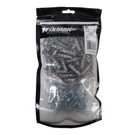 Fixman 825735 Self-Drill Metal Plasterboard Fixings 12 x 32mm Pack of 100