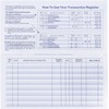 20 Pack Checkbook Register, Check Registers for Personal, Blank Ledger