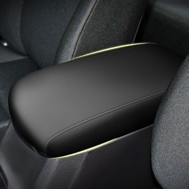 AOMSAZTO Center Console Armrest Covers for 2013-2018 Toyota RAV4 Black