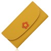 ArtsEye Genuine Leather Long Wallet Trifold Women's Large Capacity Wallet