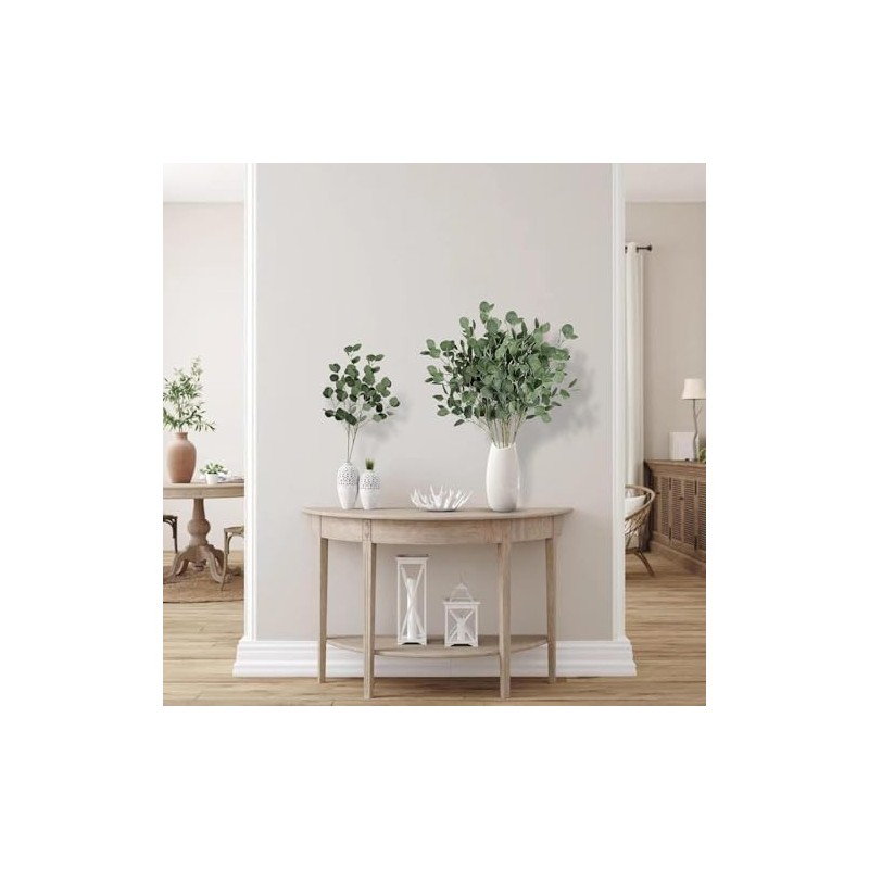 Hojas de Eucalipto Artificial para 6 Piezas, Decoración de Casa,Ramas