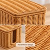 Under-Desk Cable Storage Box for Cord Organization – Hand-Woven Hanging