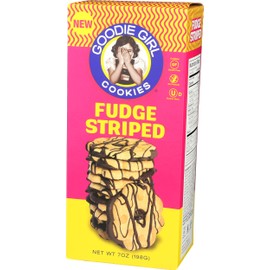 GOODIE GIRL Fudge Striped Cookies, 7 Ounce