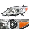 munirater Chrome Housing Halogen Headlight Assembly Replacement for 2011-2020 Sienna