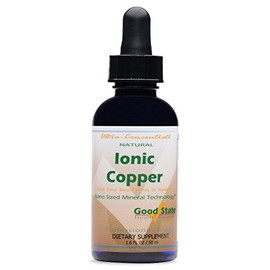 Good State Copper Supplements Ultra Concentrated Liquid | Optimal Absorption Nano-Ionic Copper Supplement for Essential Health Support | 100 Servings at 2mg of Pure Copper | 1.6 Fl oz Bottle