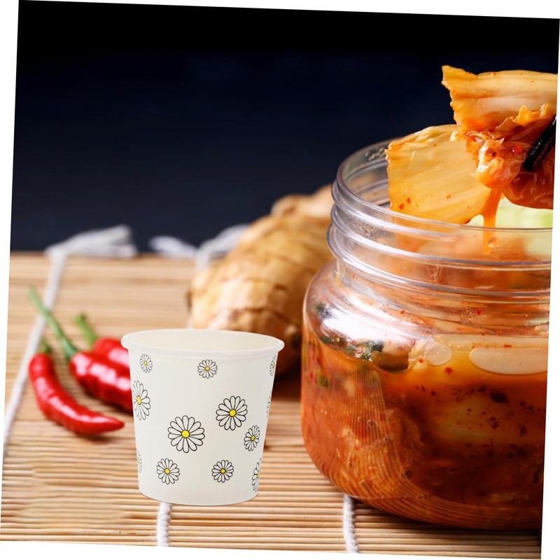 Ciieeo 100pcs Paper Snack Cups Small Cups for Home Bathroom