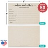 321Done 321Done Birthday Wishes and Advice Tan-Kraft (50) 4x6" Cards - Good Advice, Best Wishes, Memories Cards - Bday Party Idea Activity - Sweet 16, 30th, 40th, 50th - Fun Ad Lib Prompts - Made in USA
