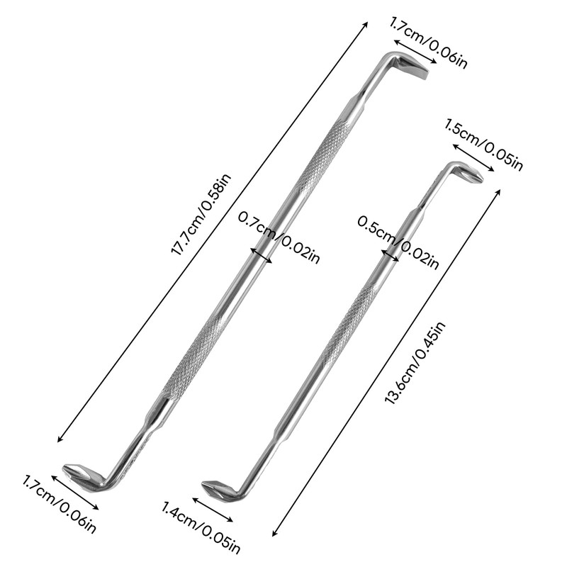 Pack of 2 Allen Wrench, Slotted Phillips Angle Screwdriver, Cross