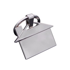 Car Keychains Metal Keychain Car Key Chain Car Keychain House Shape Keychain Pendant Keyring Chain House Keychain Men and Women Metal House Keychain