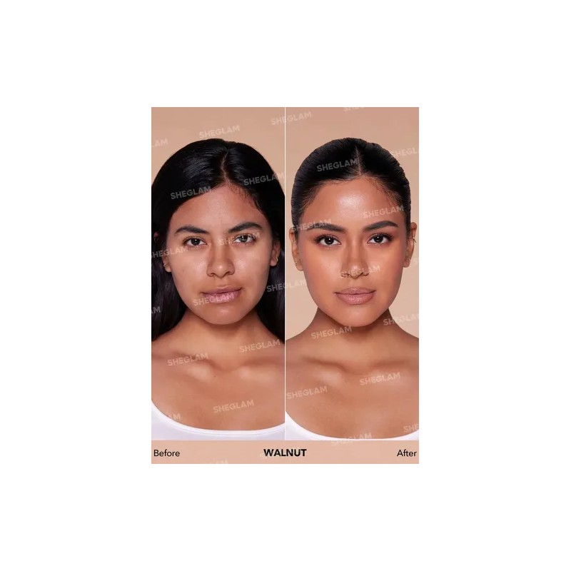 Crema Hidratante Sheglam Skinfinite Base Tono Walnut