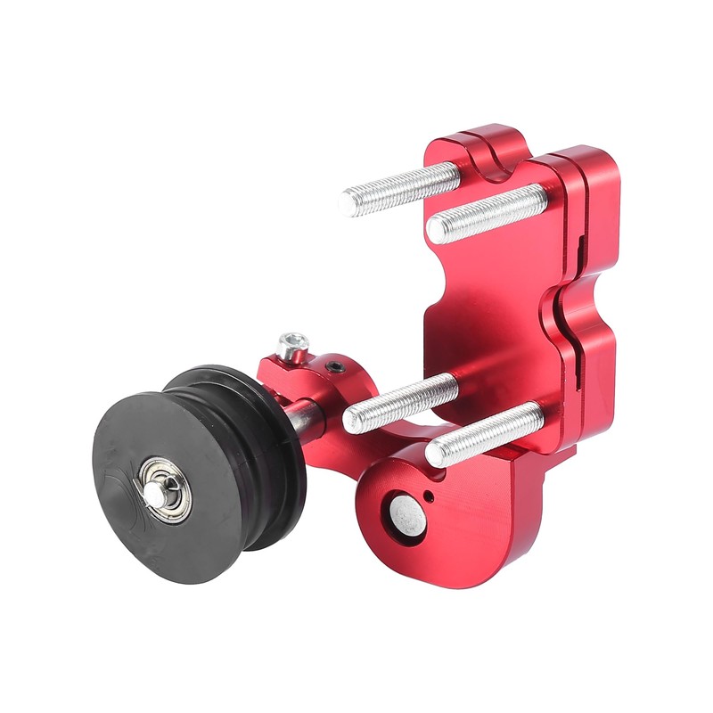 Motoforti Red Aluminum Alloy Chain Tensioner Automatic Adjuster for Motorcycle